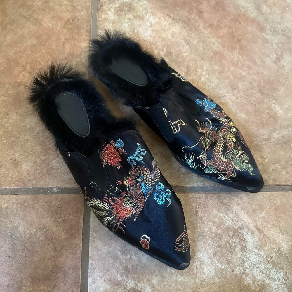 Australia Luxe Collective Black Mules with Luxe Design